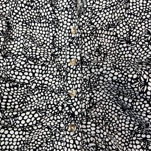 I. Madeline Black White Wide Leg Jumpsuit Size Small - Picture 5 of 9